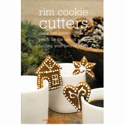 rim cookie cutters - house, star, heart
