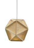 areaware icosa hanging felted wool lamp