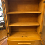 vintage blondwood cabinet made by thomasville chair company