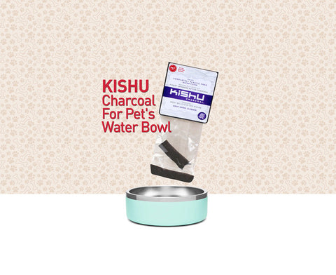kishu charcoal for pet water bowls