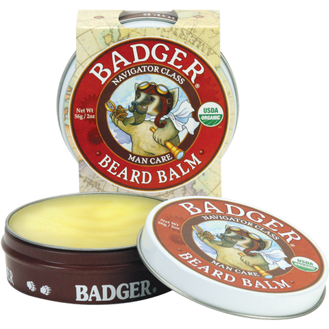 badger organic  beard balm conditions your beard, seal in moisture, keep stray hairs in check, and act as a light styling aid