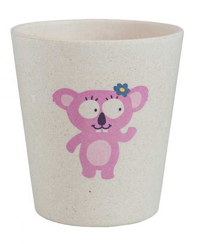 jack n' jill koala rinse/storage cup is made from bamboo & rice husks. BPA & PVC Free