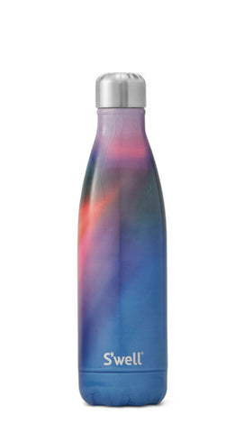 s'well 17 oz auora bottle  keeps beverages cold for 41 and hot for 18 hours