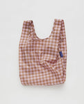 rose pixel gingham baby baggu