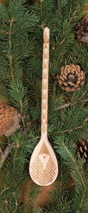 engraved wooden spoon nisse