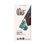 theo chocolate sea salt 70% dark chocolate