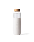 soma 17 oz glass water bottle white