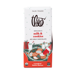 theo chocolate organic milk & cookies 45% milk chocolate