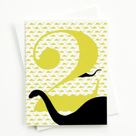 two, binth baby card