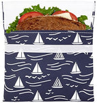 lunchskins reusable sandwich bag navy boat