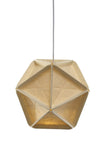 areaware icosa hanging felted wool lamp