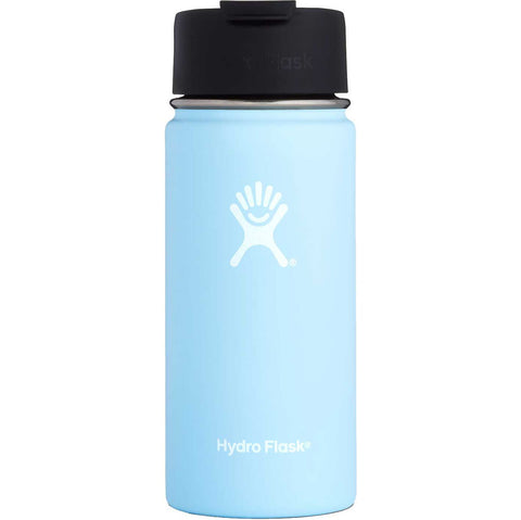 frost 16 oz wide mouth hydro flask bottle keeps liquids cold for up to 24 hours and hot up to 6. bpa-free 