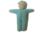 peppa cotton and wool cuddle doll, blue