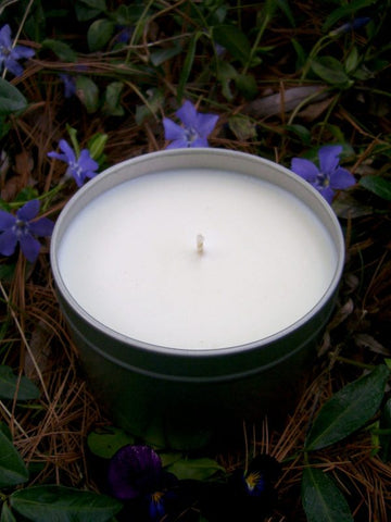 sunbeam candles beeswax bug me not! candle tin - citronella & cedarwood