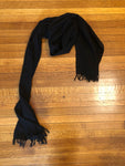 black merino wool shawl