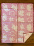 klippan children's blanket brushed organic cotton pink moomin