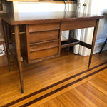 mid-century modern wooden desk
