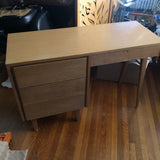 mid-century modern wooden desk