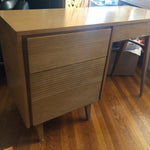 mid-century modern wooden desk