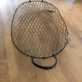 fog linen metal wire tea tray - side view