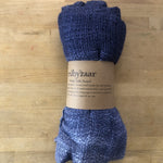 rubyzaar wabi silk scarf, sapphire