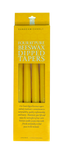 sunbeam candles beeswax dipped 10" tapers - box set of 2