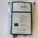 modern sprout replant kit, basil