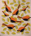 oriolesswedish dishcloth:  biodegradable & compostable dishcloth made of 70% cellulose/30% cotton & water-based inks