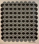 scallops, grey/blackswedish dishcloth:  biodegradable & compostable dishcloth made of 70% cellulose/30% cotton & water-based inks