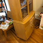 vintage blondwood cabinet