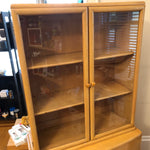 vintage blondwood cabinet