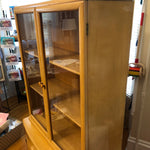 vintage blondwood cabinet