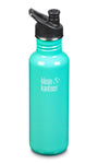 klean kanteen 27 oz sea crest standard mouth water bottle. bpa & bps free.