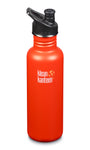 klean kanteen 27 oz sierra sunset standard mouth water bottle. bpa & bps free.