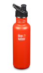 klean kanteen 27 oz sierra sunset standard mouth water bottle. bpa & bps free.