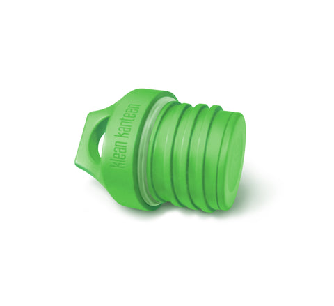 klean kanteen green loop cap the leakproof loop cap transports your drinks safely without drips. BPA-free and dishwasher safe