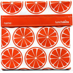 tangerine orange reusable sandwich/snack bag