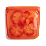 stasher reusable silicone sandwich bags, citrus