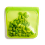 stasher reusable silicone sandwich bags, lime