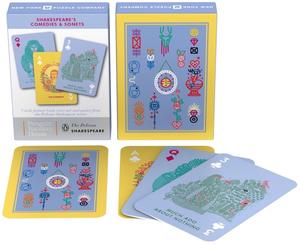 new york puzzle company comedies & romance shakespeare cards playing cards