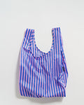 pink and blue stripe standard baggu