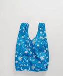 blue floral sun print standard baggu