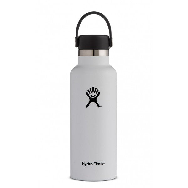 Hydro Flask 18 oz Standard Mouth Bottle White