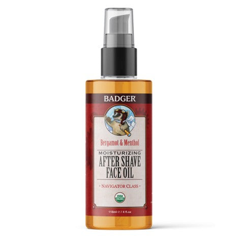 badger after-shave face oil - navigator class man care