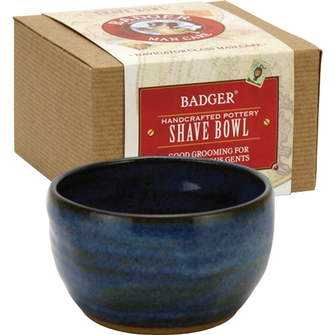 badger shaving bowl hand-thrown by a US based potter these beautiful bowls are perfect for working a rich creamy lather out of your shave soap