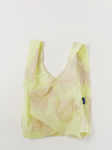 conch standard baggu reusable shopping bag holds up to 50lbs. can fit over shoulder. made from 40% recycled ripstop nylon