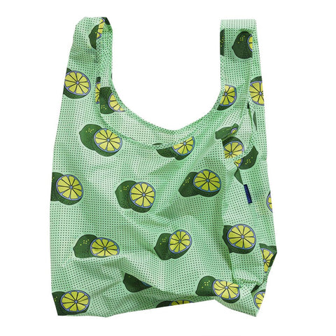 baggu green lime reusable shopping bag