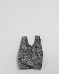 woodblock floral black baby baggu