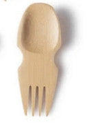 bambu bamboo spork made from organic bamboo with no glues or lacquers