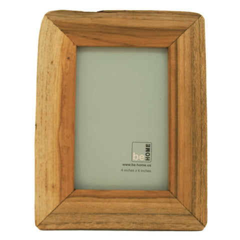 be home 4"x6" light reclaimed wood frame